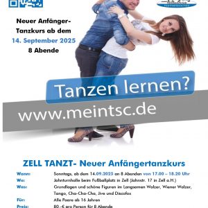 ZELL TANZT- Neuer Anfängertanzkurs