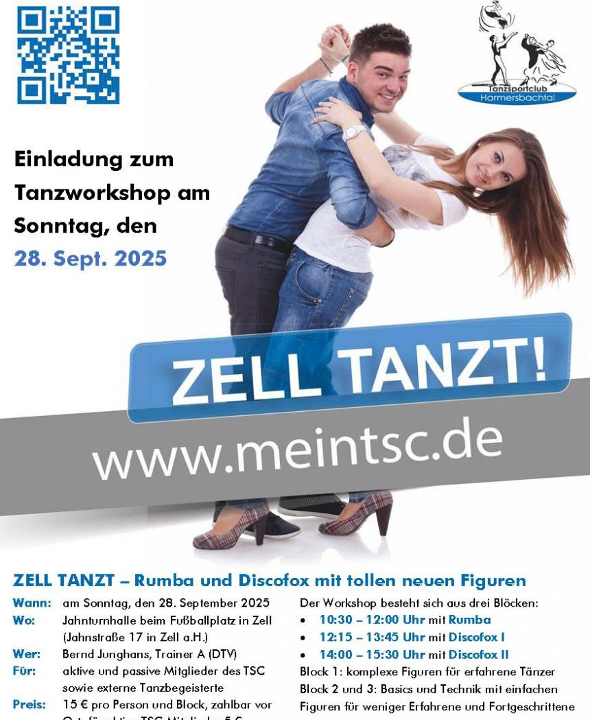 ZELL TANZT – Rumba und Discofox