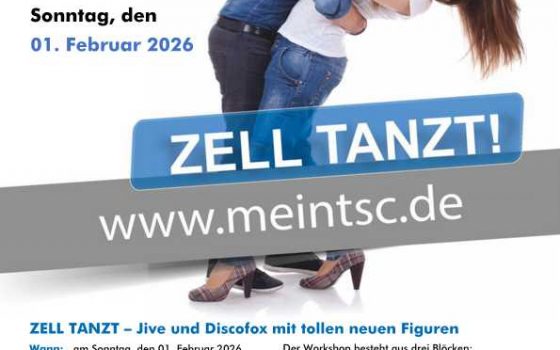 ZELL TANZT – Jive und Discofox mit tollen neuen Figuren ZELL TANZT – Jive und Discofox mit tollen neuen Figuren