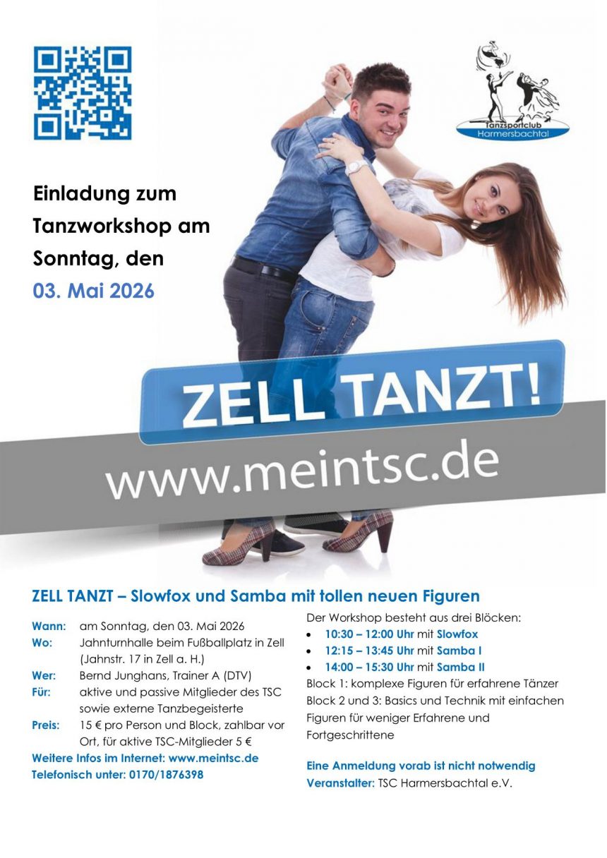 ZELL TANZT – Slowfox und Samba